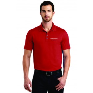 Patient Access Mens Red Metro Polo